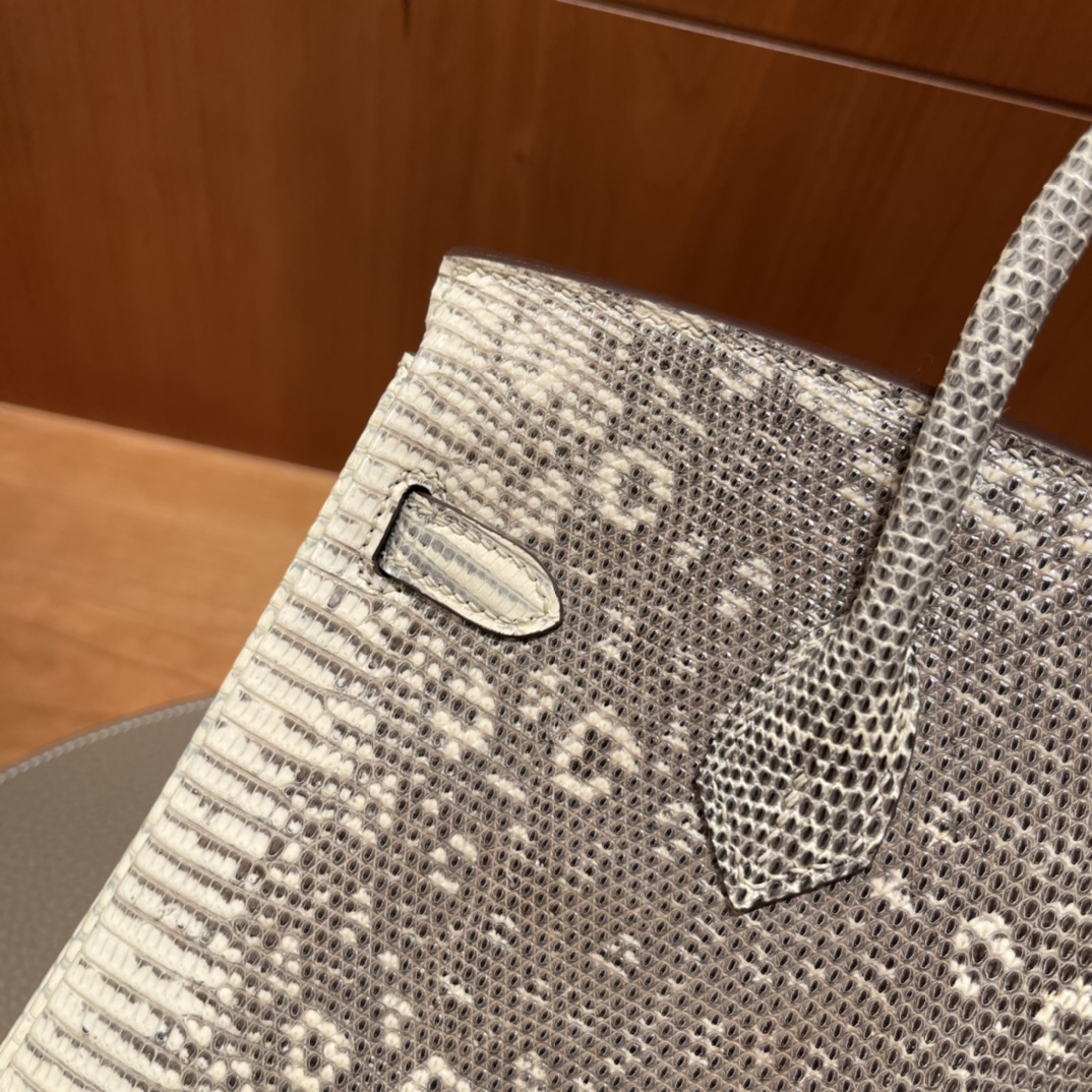 에르메스 버킨백25 히말라야 은장 리자드 가죽